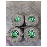 HOBBYSOUL 4pcs RC 2.2 Tires Tyres Height 127mm / 5.0