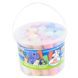 Sunny Days Entertainment Sidewalk Chalk Set for Kids with Storage, Washable, Jumbo Colored Chalk for Outdoor Play and Chalkboard Art - Ages 3+ (20 Pieces, Multicolor)