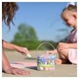 Sunny Days Entertainment Sidewalk Chalk Set for Kids with Storage, Washable, Jumbo Colored Chalk for Outdoor Play and Chalkboard Art - Ages 3+ (20 Pieces, Multicolor)