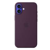 Apple iPhone 16 Plus Silicone Case with MagSafe and Camera Control: Lightweight Phone Case, Wireless Charging Compatible, Smooth Matte Finish; Plum