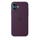 Apple iPhone 16 Plus Silicone Case with MagSafe and Camera Control: Lightweight Phone Case, Wireless Charging Compatible, Smooth Matte Finish; Plum
