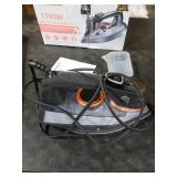 IRONDAY Steam Iron for Clothes with LCD Screen, 1700W Iron Non-Stick Ceramic Soleplate, Auto Shutoff, Self-Cleaning, Steam Burst, Spray Mist 10.14oz Water Tank Ironing Clothes for Home