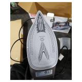 IRONDAY Steam Iron for Clothes with LCD Screen, 1700W Iron Non-Stick Ceramic Soleplate, Auto Shutoff, Self-Cleaning, Steam Burst, Spray Mist 10.14oz Water Tank Ironing Clothes for Home