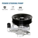 Power Steering Pump 21-120 Replacement For Mercedes-Benz GL450 4.6L 4.7L, GL550 5.5L, ML350 3.0L 3.5L, ML550 5.5L, R350 3.5L, CL550, E350, E550, S550, CLS550 Power Assist Pump