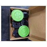 YWTESCH 8 Pack Weed Wacker String Fit for Greenworks String Trimmer, 0.065-18Ft Dual String Trimmer Line Auto-Feed Weed Eater String Replacement Parts Spool(6-Pack) Cap Cover(2-Pack)