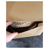 Wood Slices10-11Inch Wood Rounds 8 Pcs Unfinished Wood Slices for Centerpieces, Natural Wood Slices/Cookies, Slabs for Crafts, Wedding Centerpieces for Tables,Party,Christmas, Home Decor