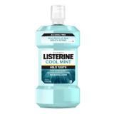 Listerine Alcohol-Free Mouthwash, Non Alcoholic Mint Oral Rinse Kills 99.9% of Germs That Cause Bad Breath for a Fresh Breath & Clean Mouth, Less Intense Taste, Cool Mint Flavor, 1 L