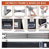 Retails for $146! 10x10 Ez Pop Up Canopy Tent Commercial Instant Shelter Canopies with Heavy Duty Roller Bag,Bonus 4 Canopy Sand Bags