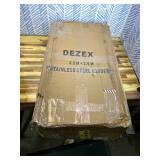 Retails for $160! A Frame Telescoping Ladder 16.5 FT Stainless Steel, 375lbs Capacity With Balance Bar and Movable Wheels, Multi-Purpose Collapsible for Indoor Outdoor Work