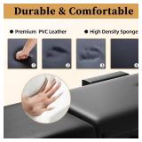 Retails for $126! civama Massage Table Massage Bed Portable, 29 LBs Light Weight 2 Section Foldable Tattoo Bed Facial Care Spa Lash Bed Height Adjustable Sturdy Wooden Frame with Accessories Carrying 