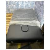 Retails for $126! civama Massage Table Massage Bed Portable, 29 LBs Light Weight 2 Section Foldable Tattoo Bed Facial Care Spa Lash Bed Height Adjustable Sturdy Wooden Frame with Accessories Carrying 