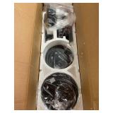 Retails for $247! ZMISHIBO 84 Inch Industrial DC Motor Ceiling Fan, Large Ceiling Fan with 8 Reversible Blades, 3 Downrods, 6-Speed Remote Control, Home or Commercial Ceiling Fans for Porch/Garage/Sho