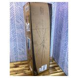 Retails for $247! ZMISHIBO 84 Inch Industrial DC Motor Ceiling Fan, Large Ceiling Fan with 8 Reversible Blades, 3 Downrods, 6-Speed Remote Control, Home or Commercial Ceiling Fans for Porch/Garage/Sho