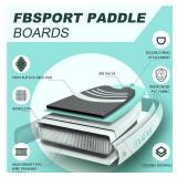 Retails for $127! Premium Inflatable Stand Up Paddle Board Inflatable(6 inches Thick) with Durable SUP Accessories & Carry Bag | Wide Stance, Surf Control, Non-Slip Deck, Leash, Paddle and Pump for Yo