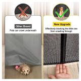 Retails for $170! Reinforced 42 Tall x 160 Extra Wide Retractable Baby Gates with Support Rods, Outdoor Pet Gate for Wide Openings, Tall Baby Gates for Dogs Extra Long Dog Gate Large Outdoor Gates for