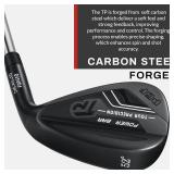 Retails for $120! PGF Gold TP Full Face Milled Forged High-Toe Golf Sand Wedge Set for Men