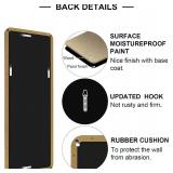 Retails for $162! ANDY STAR Modern Decorative 18 x 48 Inch Rectangular Wall Mounted or Floor Full Body Length Mirror with Stainless Steel Metal Frame, Brushed Gold