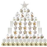35-Piece Elegant Christmas Tree Ornament Set - Retail: $45