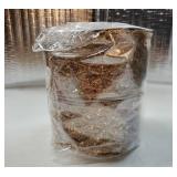 2.5 Inch Gold Mesh Wired Ribbon Metallic Sequin Glitter Web for Christmas Tree Gift Wrapping Crafts Topper Bows Wreaths Holiday Decor Garland 10 Yards