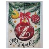 Christmas Monogram Letter Z Garden Flag 12x18 Inch Double Sided Small for Outside Welcome Burlap Family Last Name Initial Funny Yard Flag for Home Decor