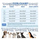 Blue Dog Winter Coat, Cozy Winter Dog Jackets, Small Dogs Coat with Harness, Onesie Body Warm Puppy Christmas Jacket, Pet Reflective Cold Weather Jackets, Puppy Four-Legged Puffer Coats, M - Retail: $