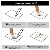 Dog Shoes for Hot Pavement Anti-Slip Dog Boots & Paw Protectors for Summer Rainy Day Dog Snow Boots Waterproof Dog Shoes for Small Medium Large Dogs with Reflective Straps for Hiking 4Pcs - Retail: $3