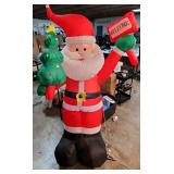 6 FT Christmas Inflatable Santa Claus Outdoor Decorations with Built-In LEDs, Blow-Up Santa for Yard Decorations, Inflatable Xmas Decorations for Christmas Indoor, Outdoor, Garden, Lawn, Winter Decor.