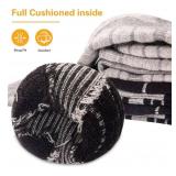 Wool Ski Socks Thermal Knee High Winter Snowboarding Socks for Men & Women 2 Pairs