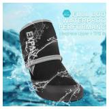 Waterproof Dog Shoes for Small Medium Large Dogs, Dog Shoes for Hot Pavement, Hiking Walking, Reflective Dog Booties for Outdoor Snow Rain Days, Anti-Slip Dog Boots & Paw Protectors - Retail: $23