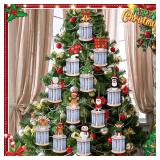 12 Pcs Wooden Christmas Money Holder for Cash Gift with 10 Holes Christmas Cash Holder Ornaments Table Decor for Placing Money Xmas Tree Blessings Can Be Written on The Back - Retail: $24,804