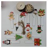 12 Pcs Wooden Christmas Money Holder for Cash Gift with 10 Holes Christmas Cash Holder Ornaments Table Decor for Placing Money Xmas Tree Blessings Can Be Written on The Back - Retail: $24,804
