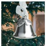 Christmas Memorial Ornaments for Loss of Loved One Larger Size Christmas Bell A Piece of My Heart is in Heaven Memory Remembrance Ornament with Silk Ribbon, Dad.