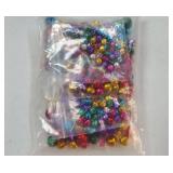 Christmas Bells, 300 Pieces Craft Bells, DIY Bells for Wreath, Holiday Home and Christmas Decoration (Multi-Color)