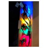 Christmas Pathway Lights 7Ft Multicolor Pathway Christmas Lights Walkway Light Outdoor with 4 Colorful Clear Bulbs, Connectable Holiday Commercial Xmas Decoration- Green Wire