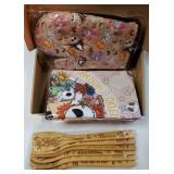 NIGHTMARE before Christmas Kitchen Cooking Utensils Set include Unique Bamboo Cooking Spoons Apron Mitten