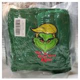 Christmas Grinch Hand Towels for Bathroom Set of 2, Cotton Green Embroidered Dish Towel 2 Pack