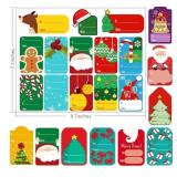 435PCS Christmas Gifts Tags Stickers, Christmas Labels Stickers Self-Adhesive for Holiday Gifts Presents Decorative Wrapping Paper Name Labels - Retail: $10
