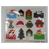 435PCS Christmas Gifts Tags Stickers, Christmas Labels Stickers Self-Adhesive for Holiday Gifts Presents Decorative Wrapping Paper Name Labels - Retail: $10