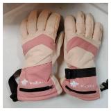 Ski Gloves for Women, Waterproof Windproof 3M Thinsulate Insulated Snow Gloves, Touchscreen Winter Gloves for Skiing Snowboarding Hiking Outdoor Sports & Work. MEDIUM.