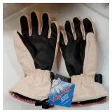 Ski Gloves for Women, Waterproof Windproof 3M Thinsulate Insulated Snow Gloves, Touchscreen Winter Gloves for Skiing Snowboarding Hiking Outdoor Sports & Work. MEDIUM.