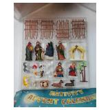 Nativity Advent Calendar, 24 Days Christian Christmas Countdown with Baby Jesus, Mary, Joseph & Animals - Faith-Based Educational Nativity Scene Gift for Boys & Girls