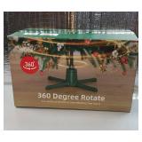 Rotating Christmas Tree Stand, 360Â° Adjustable Christmas Tree Stand for Up to 9Ft Artificial Trees, Revolving Tree Base Holder for Xmas Tree with Remote Control