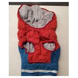 Dog Coat for Large Dogs, Waterproof Dog Winter Jacket with Harness Built in Puppy Cold Weather Coats Reflective Pet Vest with Zipper Warm Fleece Dogs Snowsuit Windproof Dark Blue XXL - Retail: $47