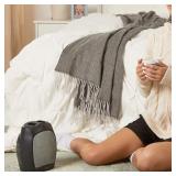 Amazon Basics Ceramic Space Heater, Portable Indoor Heating Solution, With Overheat and Tip-Over Protection, Thermostat, Non-Oscillating, 1500W, 7.52D x 6.34"W x 9.45"H, Black"