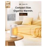 Space Heater, Portable Electric Heaters for Indoor Use with Thermostat, Digital Display, 12H Timer, 5 Mode, 1500W PTC Ceramic Fast Safety Heat for Office Bedroom Home - Retail: $39