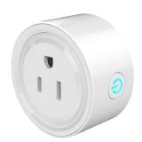 4 Pack Smart Plug Socket Outlet Voice Control Works with Alexa and Google Outlet Panel 2.1A 110V