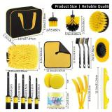 20pcs Interior Car Detailing and Cleaning Kit With Storage bag and Crevis Gel