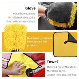 20pcs Interior Car Detailing and Cleaning Kit With Storage bag and Crevis Gel