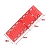 2pcs Foldable Car Escape Mat Non-Slip Pad for All-Weather Auto Traction Mat