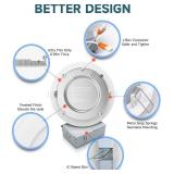 6 Pack Flush Thin 6 in LED Ceiling Light Selectable Dimmable 1100LM Certified